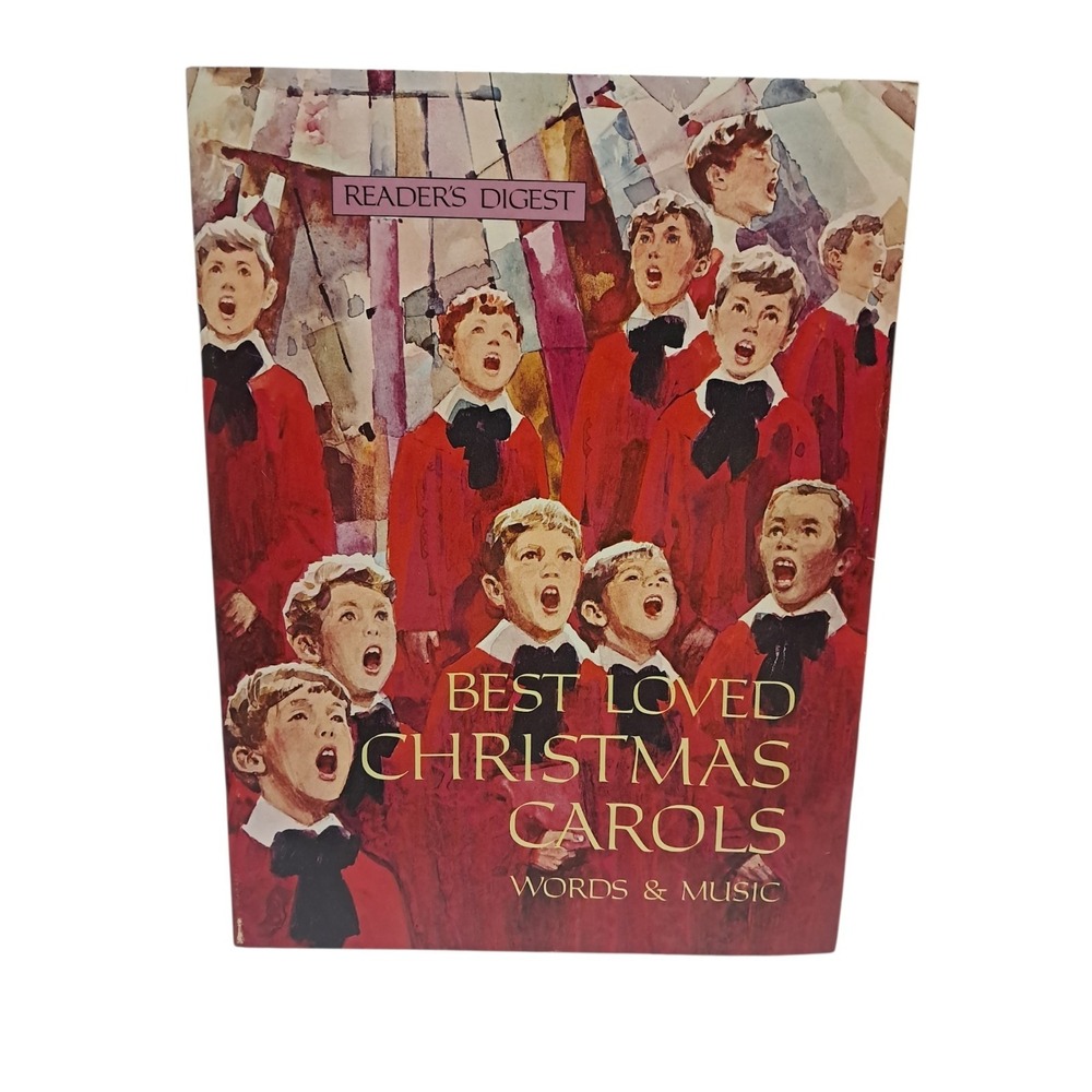 Vtg Best Loved Christmas Carols Words & Music Reader's Digest Songbook 1970